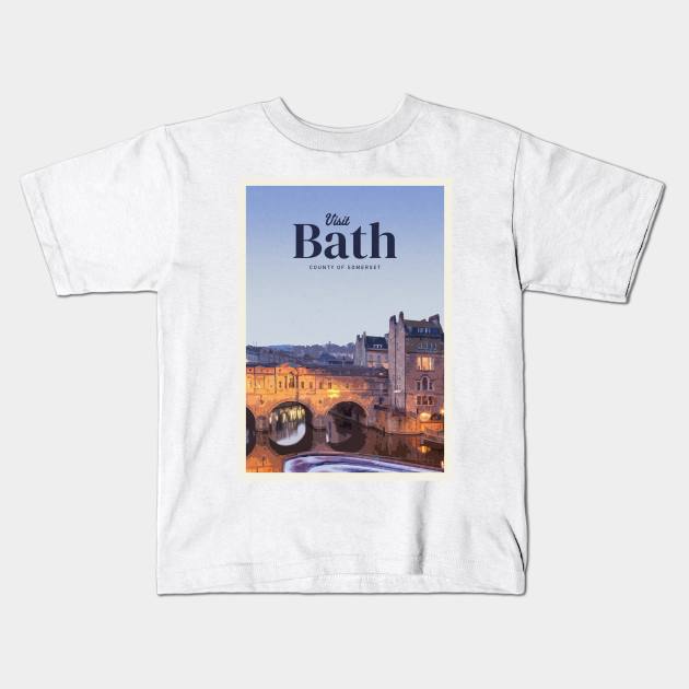 Visit Bath Kids T-Shirt by Mercury Club